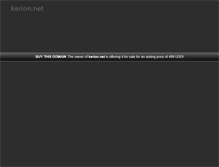Tablet Screenshot of kerion.net